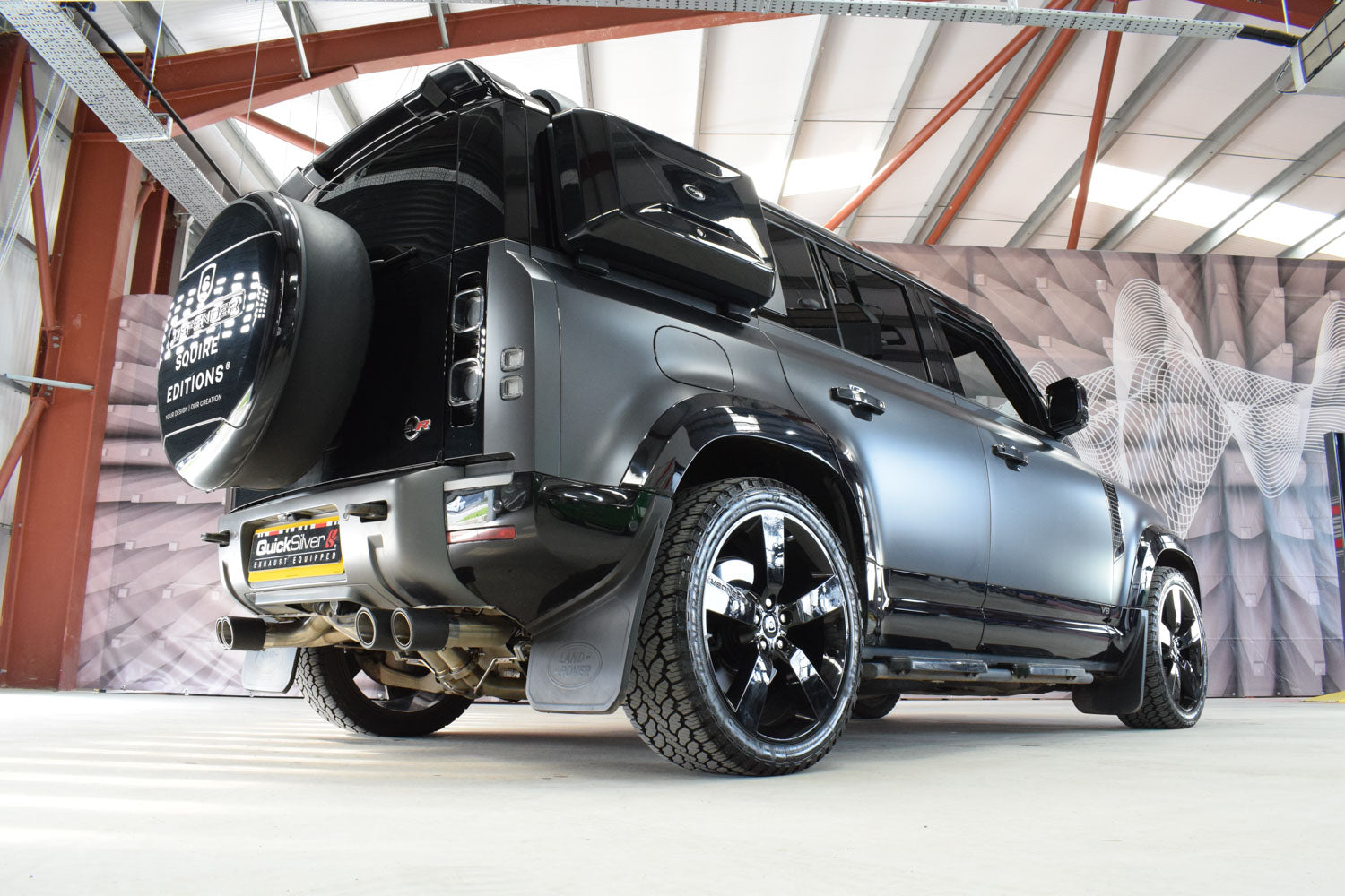 QuickSilver Defender V8 SuperSport fitted vehicle