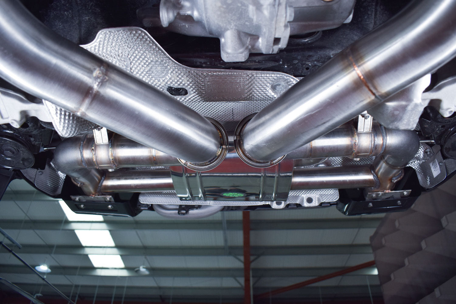 Quicksilver Defender OCTA exhaust rear view