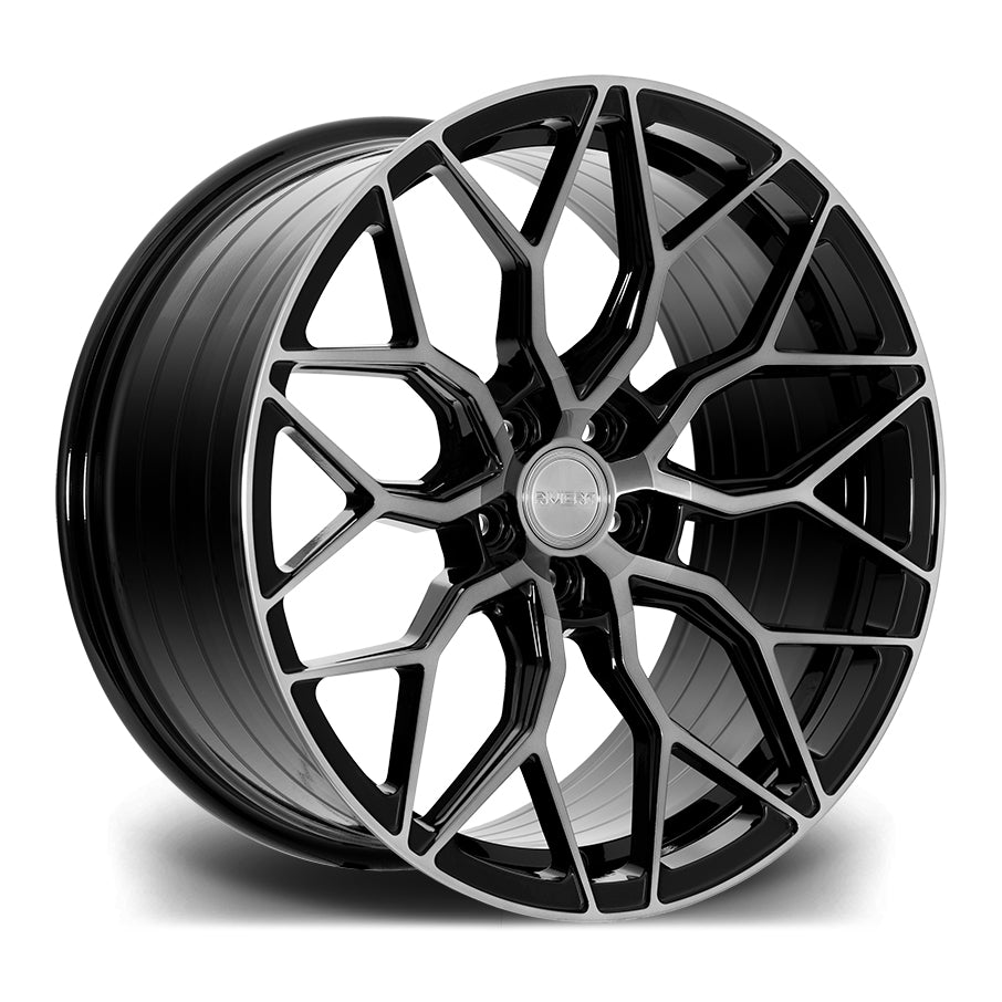 RIVIERA RF108 23X10.5 5X112 20 66.6 BLACK POLISHED DARK TINT