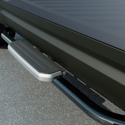 LAND ROVER DEFENDER 90 L663 SIDE STEPS RUNNING BOARDS SILVER