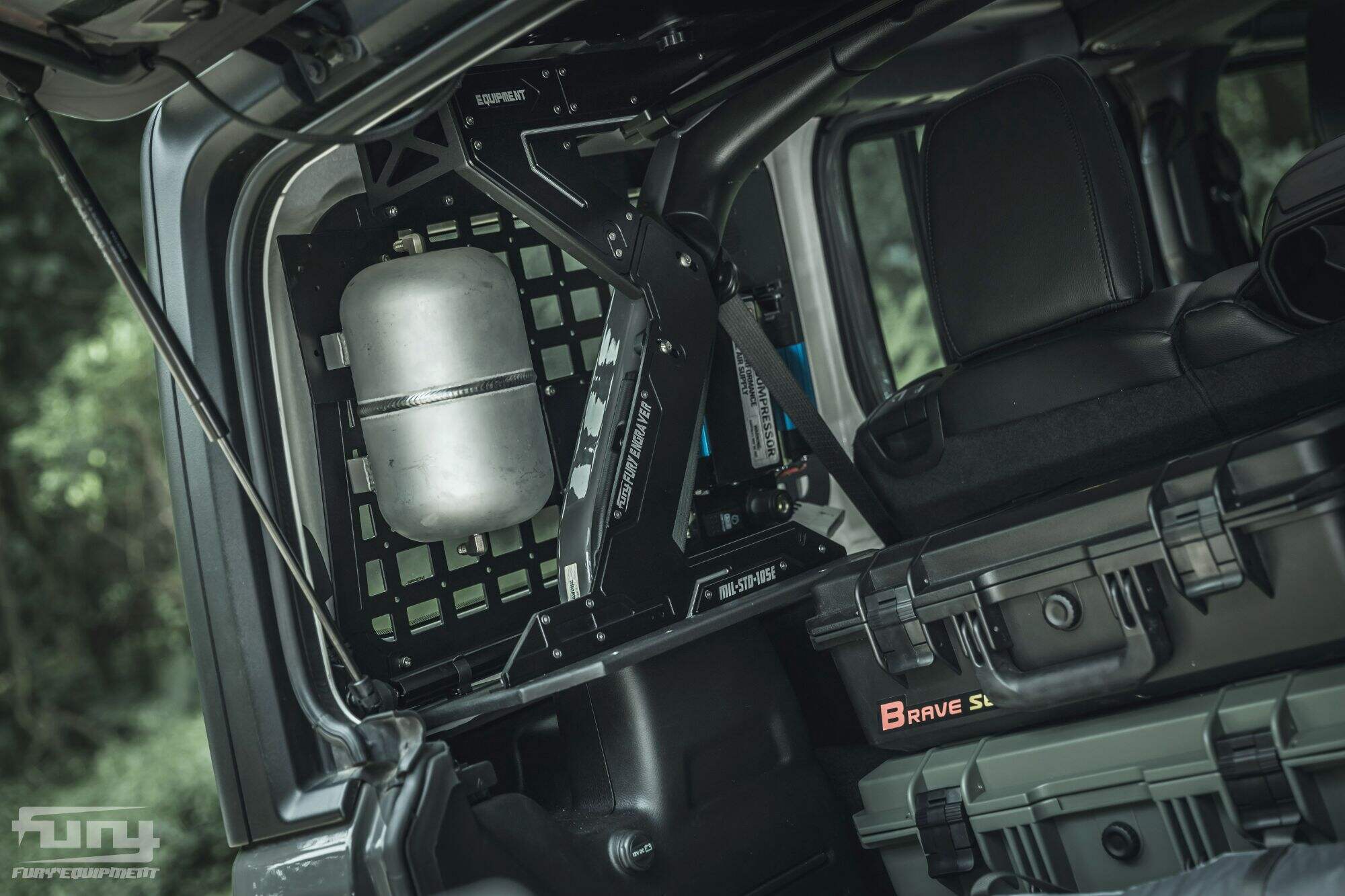 Fury Car Interior Cargo Rack For Jeep wrangler