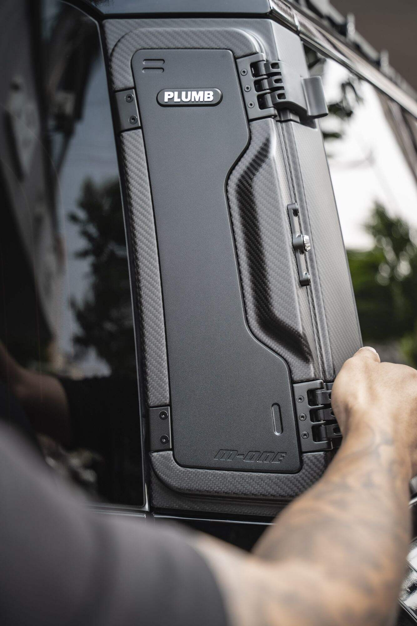 Plumb Tailgate side expansion gear box For Land Rover Defender 90/110