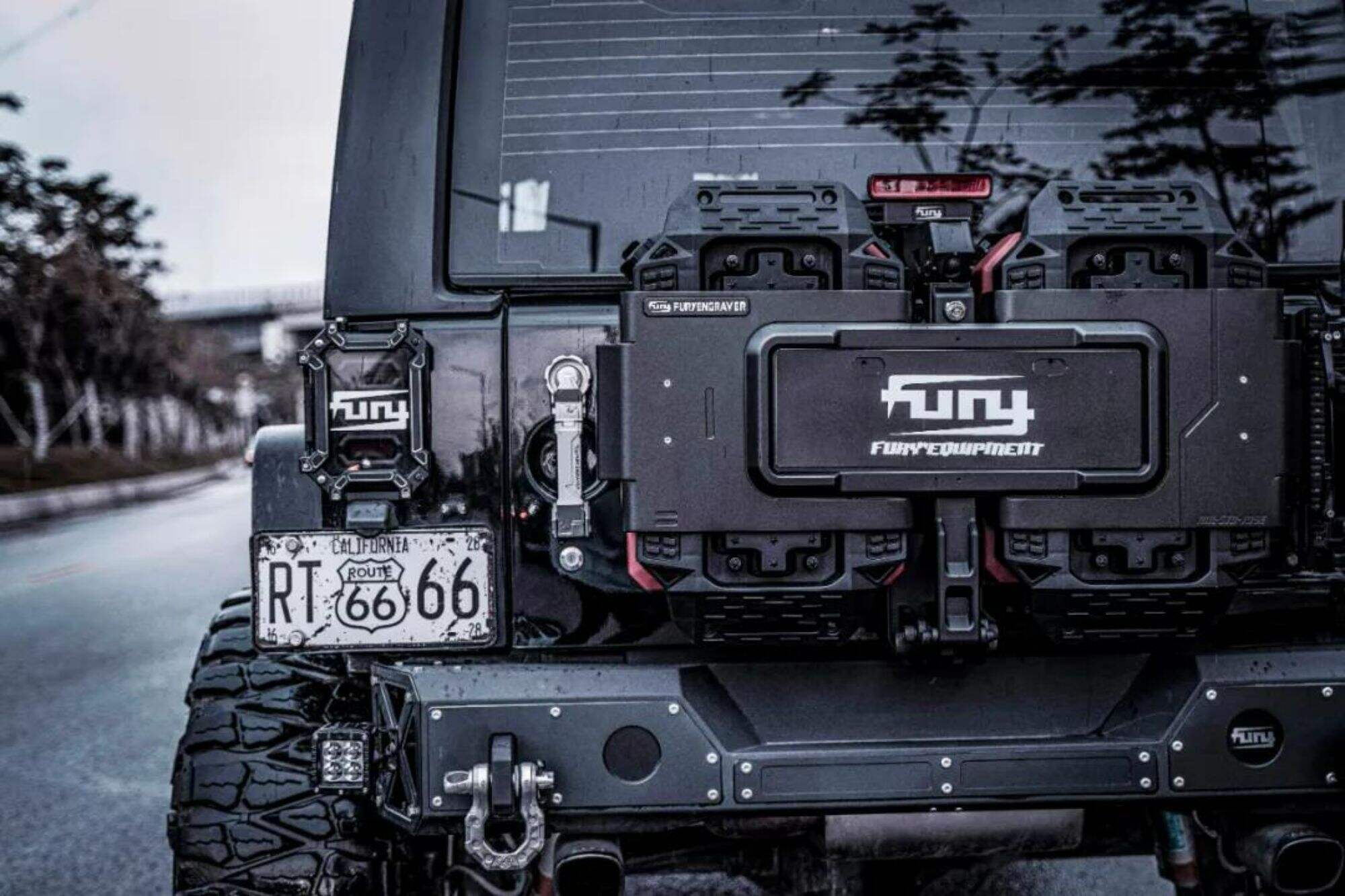 Fury TAILGATE EQUIPMENT INTEGRATED For Jeep wranger