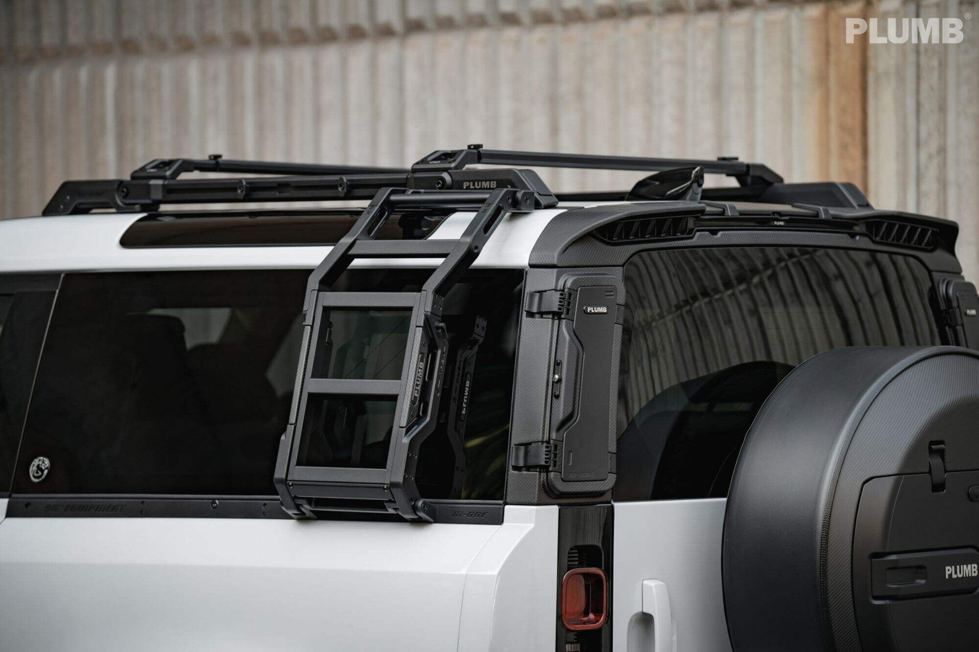 Plumb Side Ladder For Land Rover Defender 90