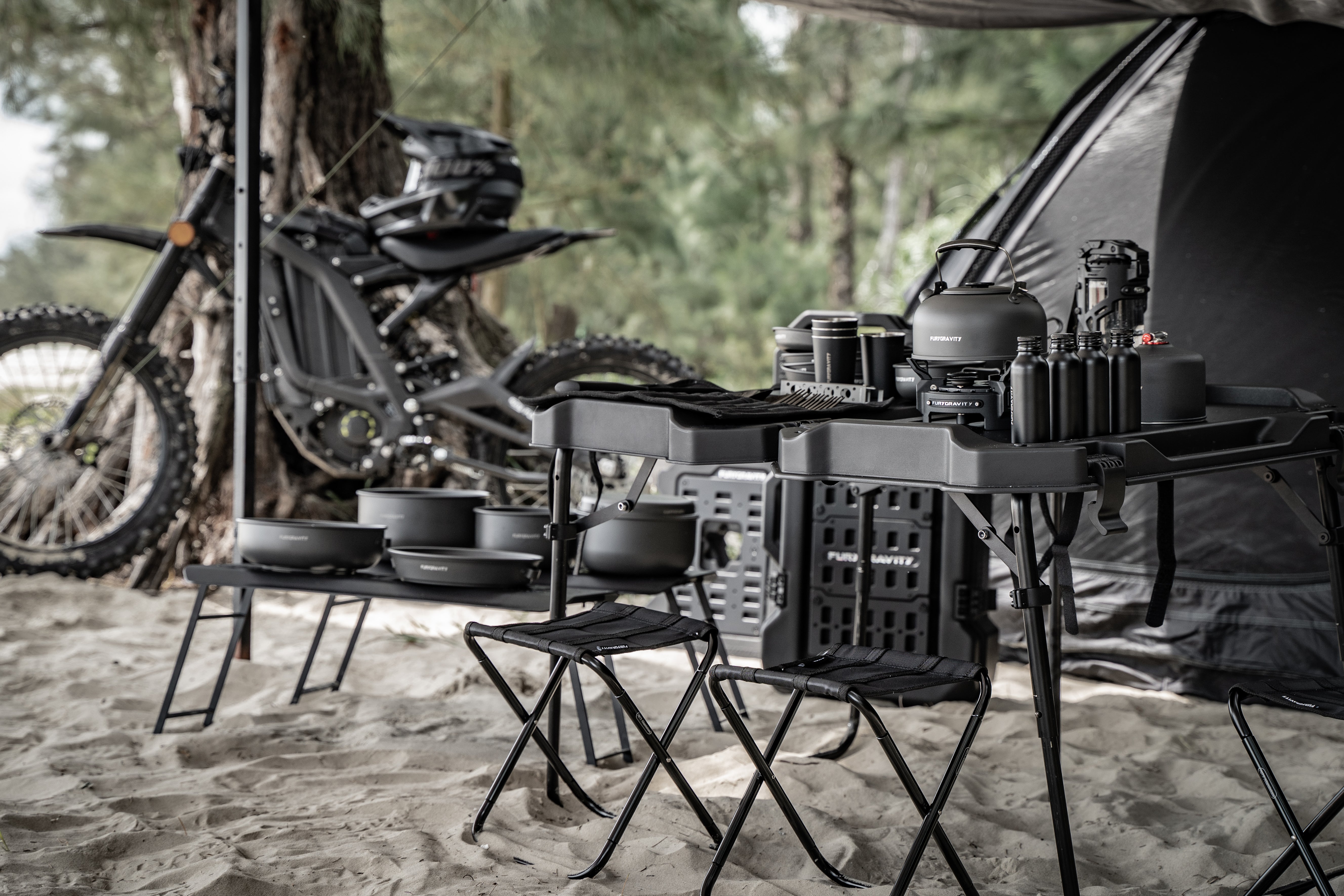 Fury Gravity Large Expansion Equipment Table for Camping and Outdoor Activities