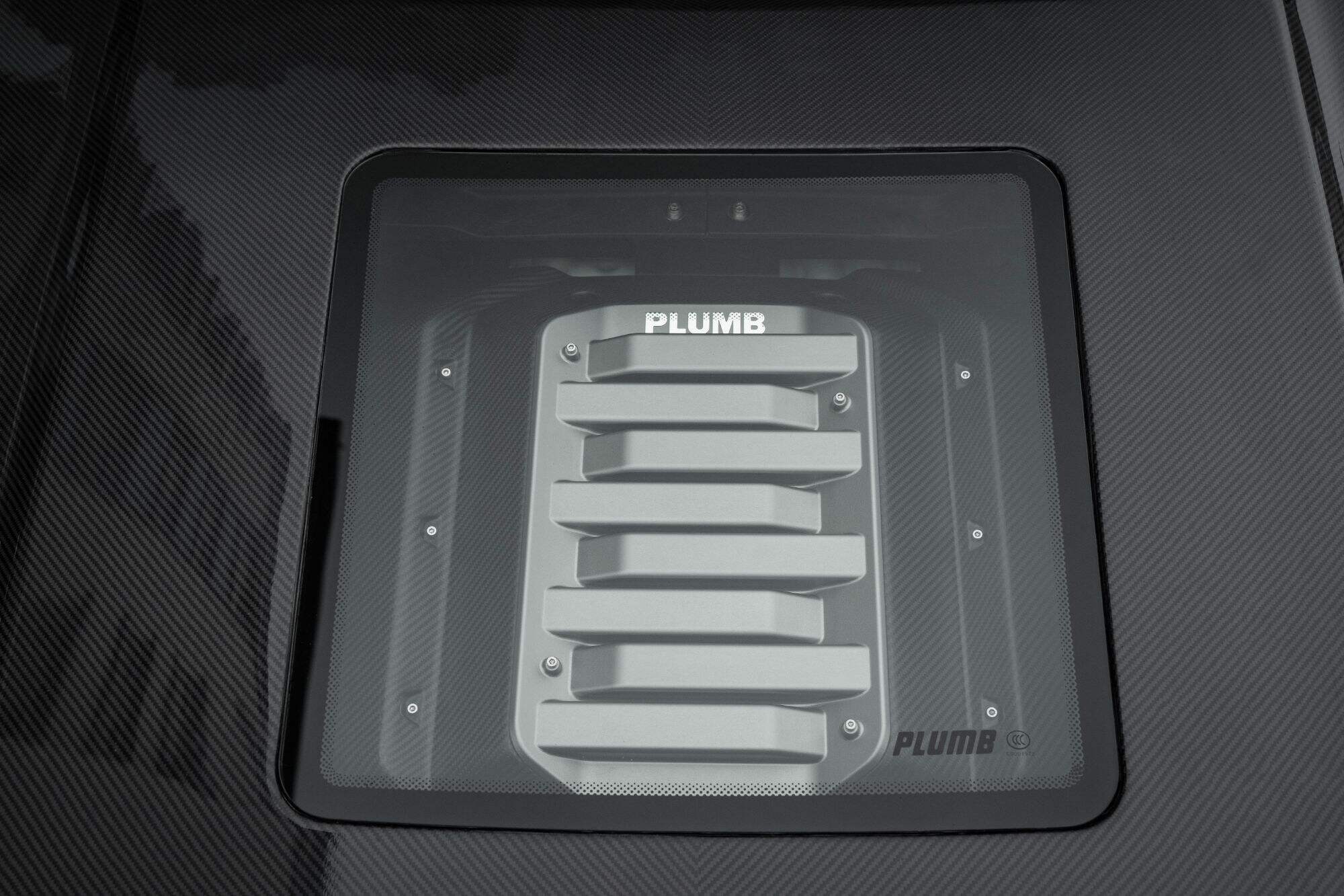 Plumb Dry carbon fibre hood kit alloy V8 bonnet plate For Land Rover Defender 90/110