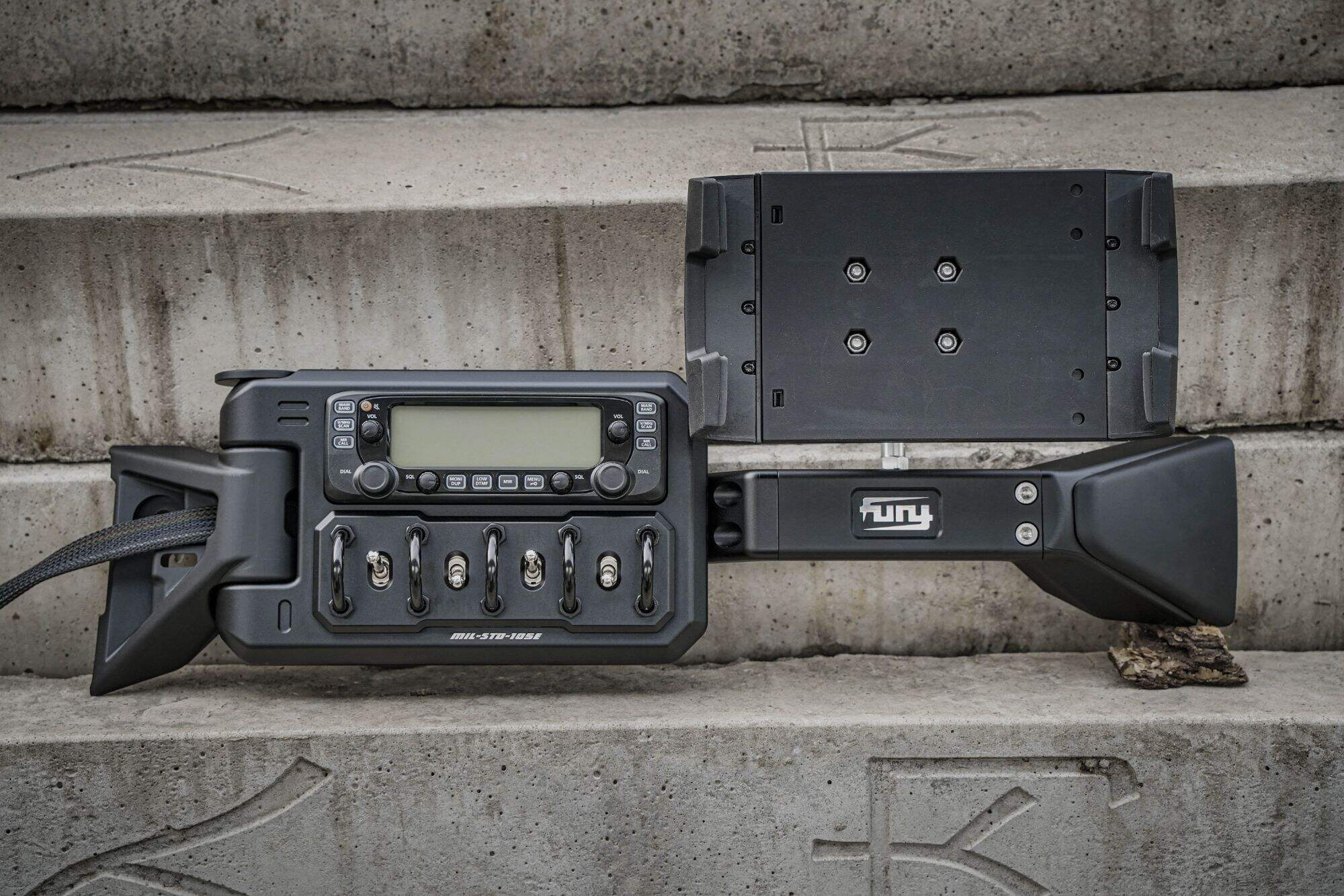 Fury CONTROL PANEL KIT WITH TABLET SUPPORT For Jeep Wrangler