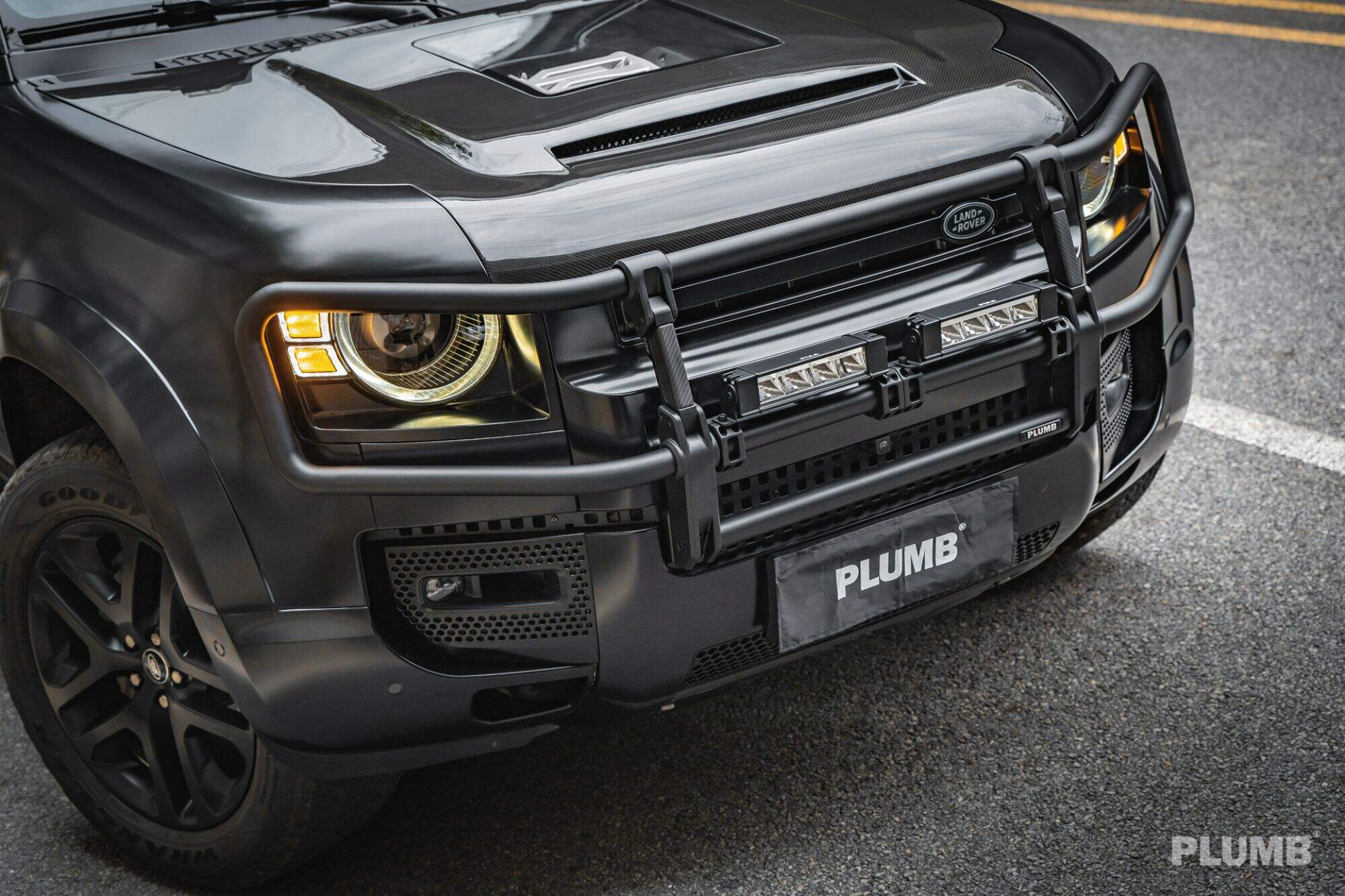 Plumb Front  Bumper Upgrade Kit For Land Rover Defender 90/110/130