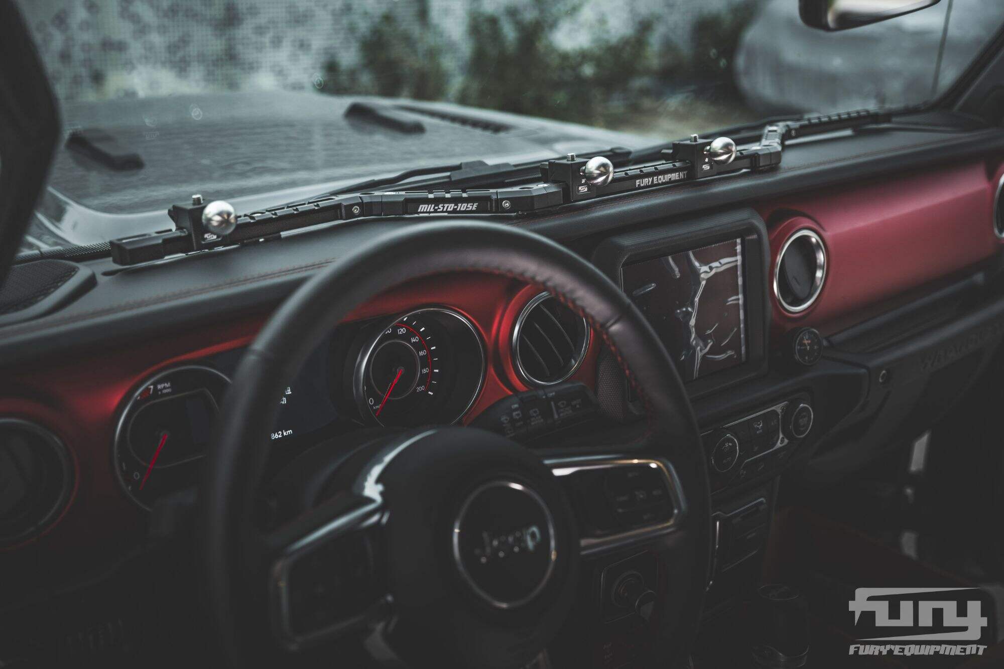 Fury Gravity RADIO ANTENNA BASE COVER For Jeep wrangler