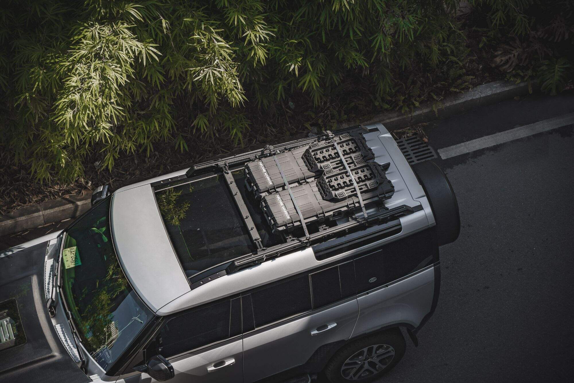 Plumb Aluminum Adjustable  roof rack For Land Rover Defender 110/130