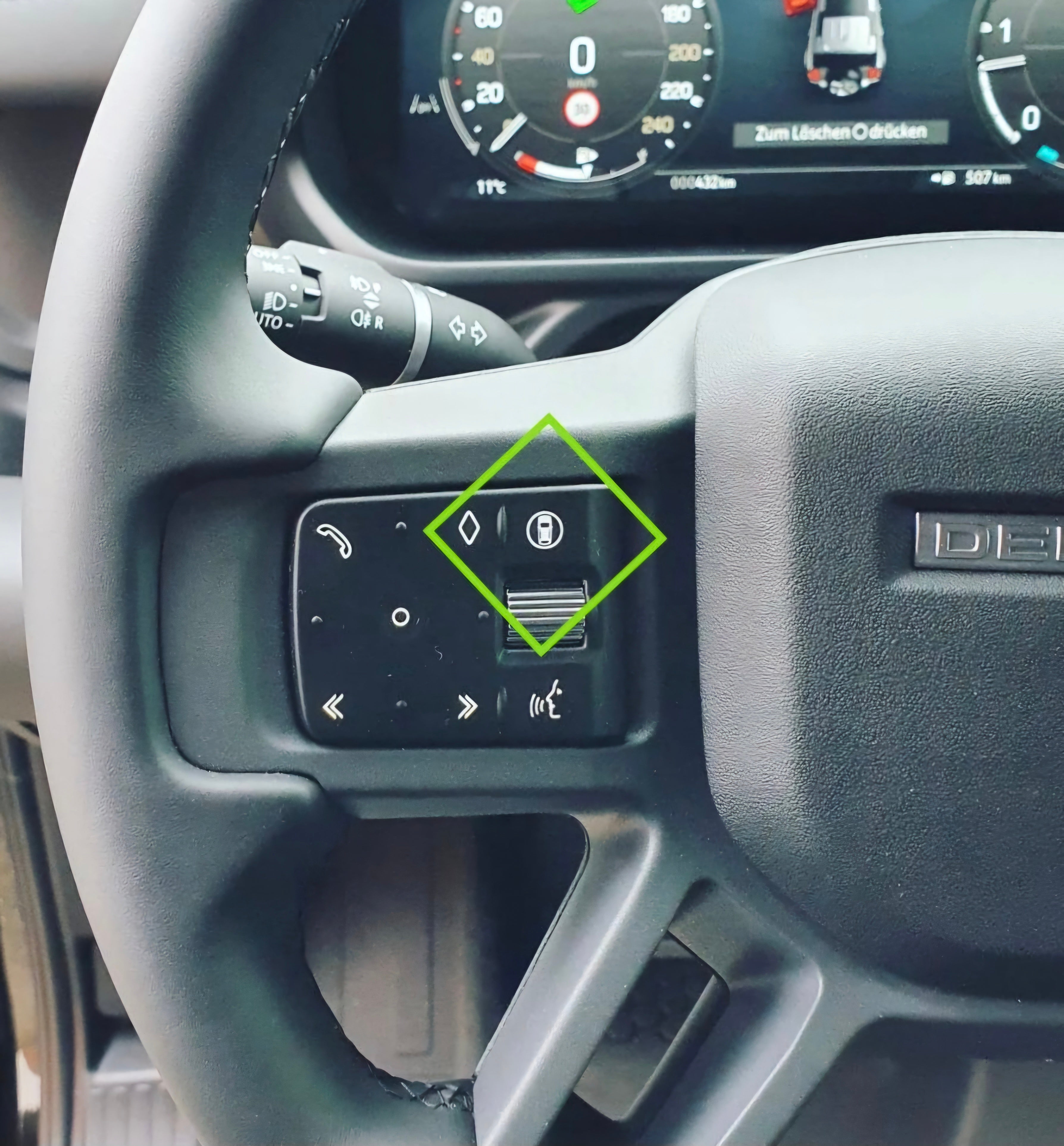 Defender configurable Driver Assistance activation