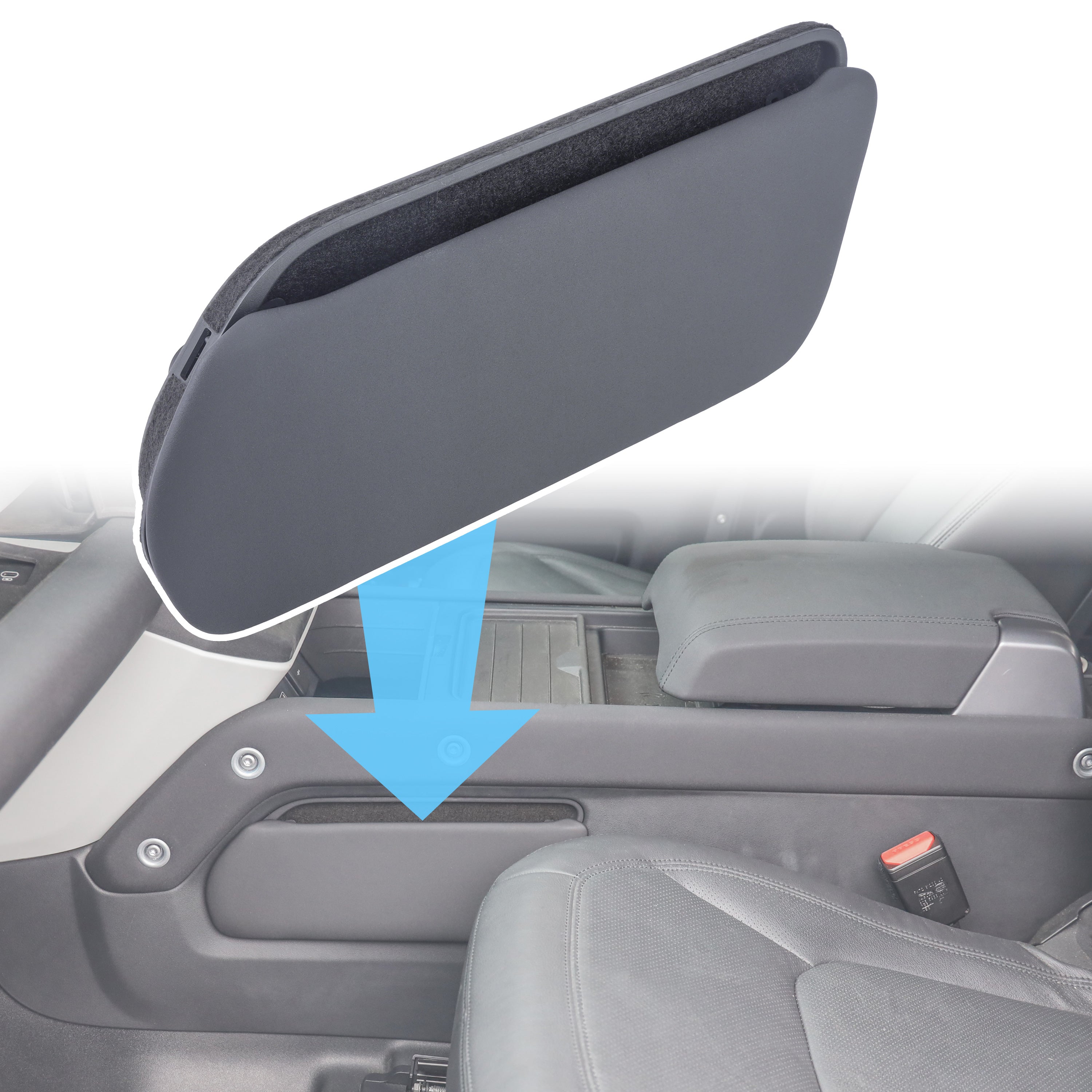 Defender L663 centre console side storage pocket