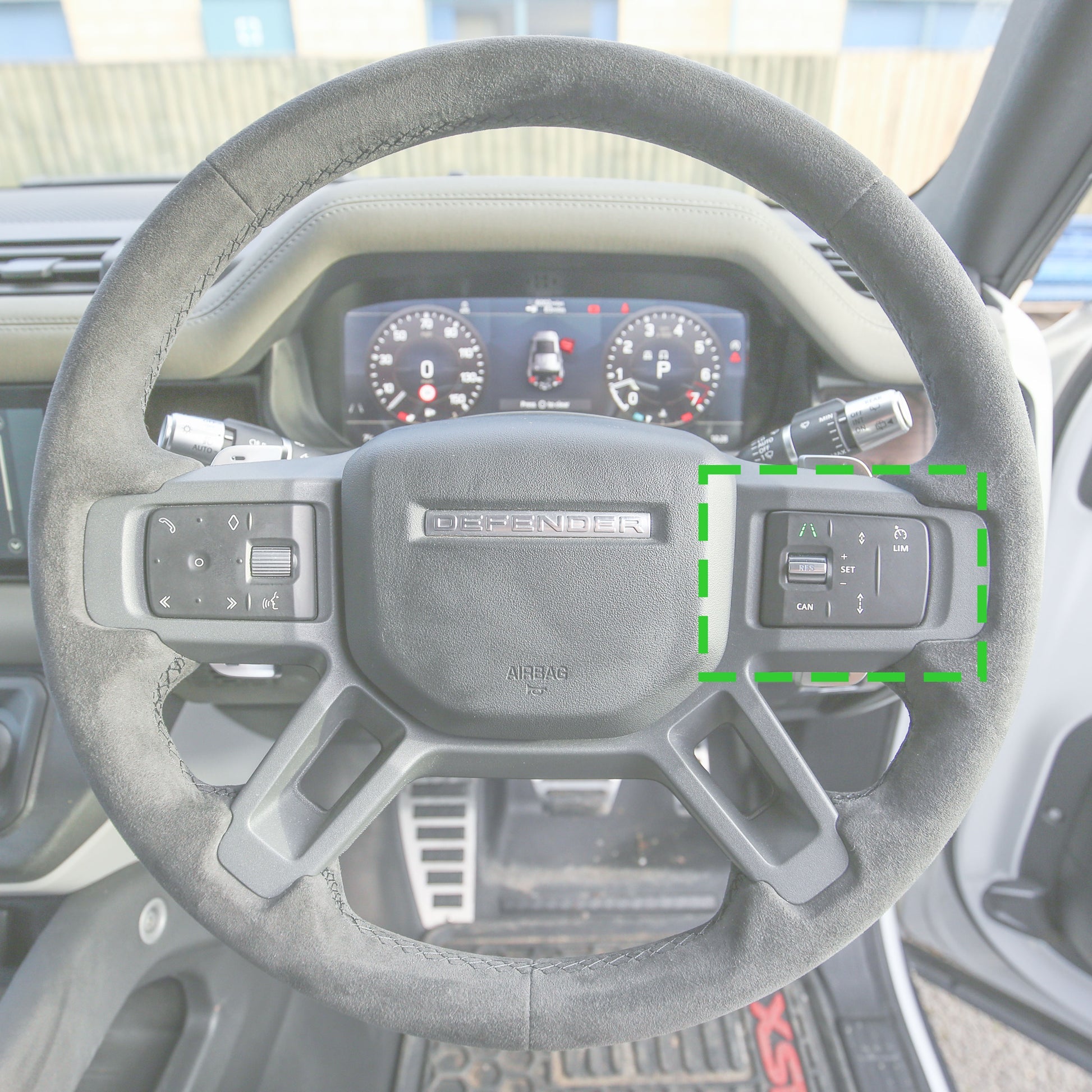 Defender L663 heated steering wheel retrofit