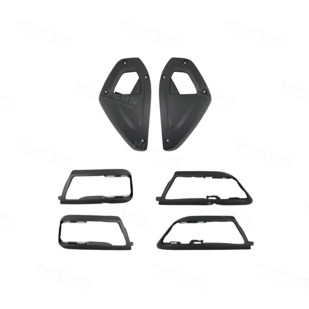 Genuine dark grey Defender interior trim components