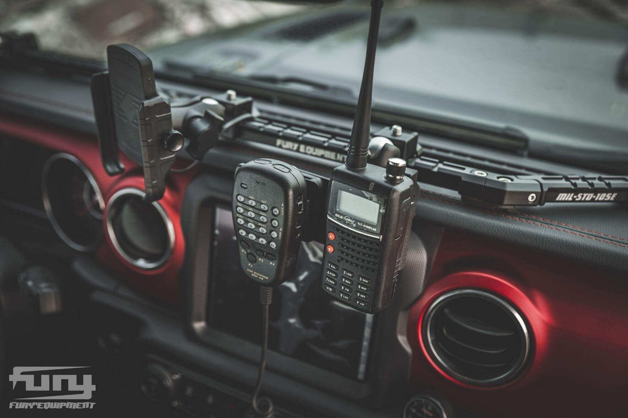 Fury Gravity RADIO ANTENNA BASE COVER For Jeep wrangler
