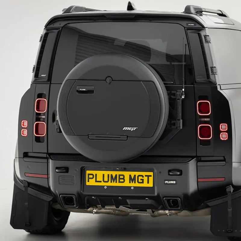 PLUMB M-GT Extended Spare Wheel Cover on Land Rover Defender L663