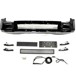 LM STYLE FRONT LIP INCL DRLS LAND ROVER DEFENDER 90/110/130 L663